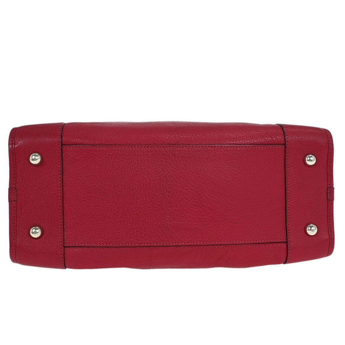 Loewe Amazona Leather Red Leather Handbag (Pre-Owned)