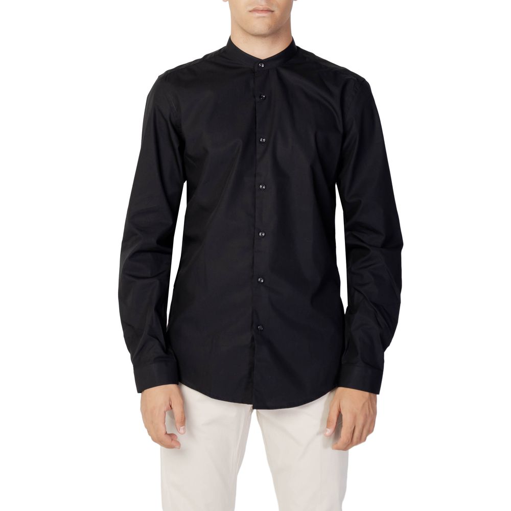 Antony Morato Black Cotton Men's Shirt