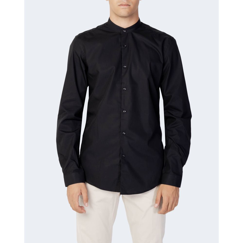Antony Morato Black Cotton Men's Shirt