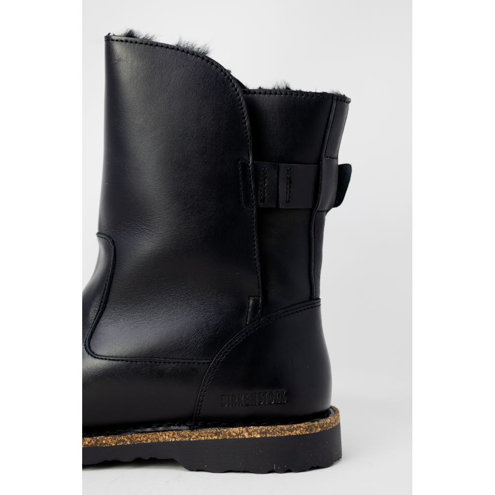 Birkenstock Black Leather Ankle Women's Boots