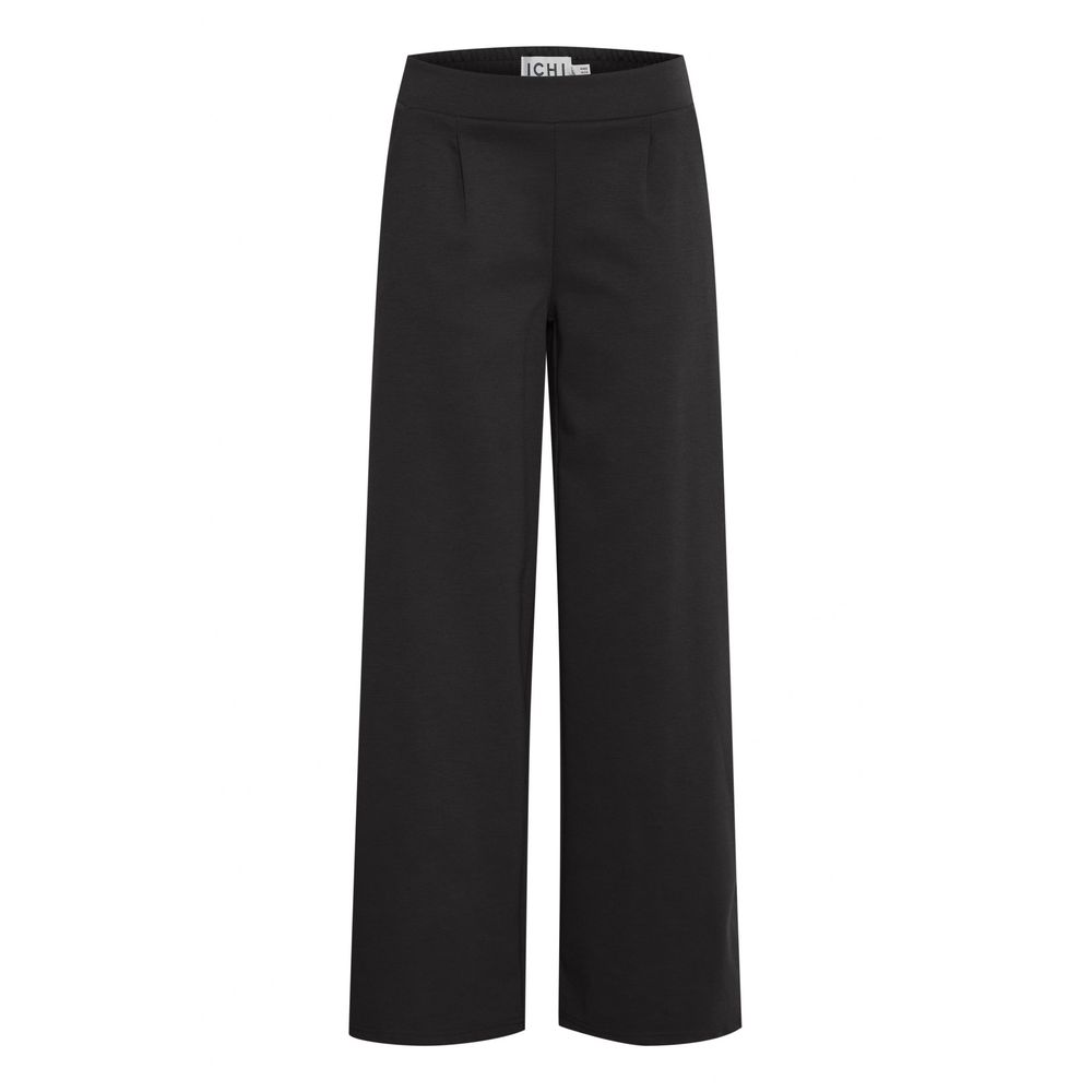 ICHI Black Recycled Polyurethane Jeans & Women's Pant