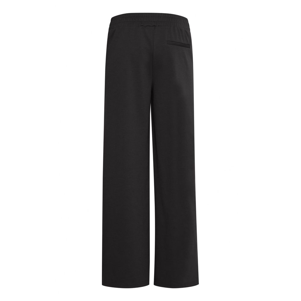 ICHI Black Recycled Polyurethane Jeans & Women's Pant