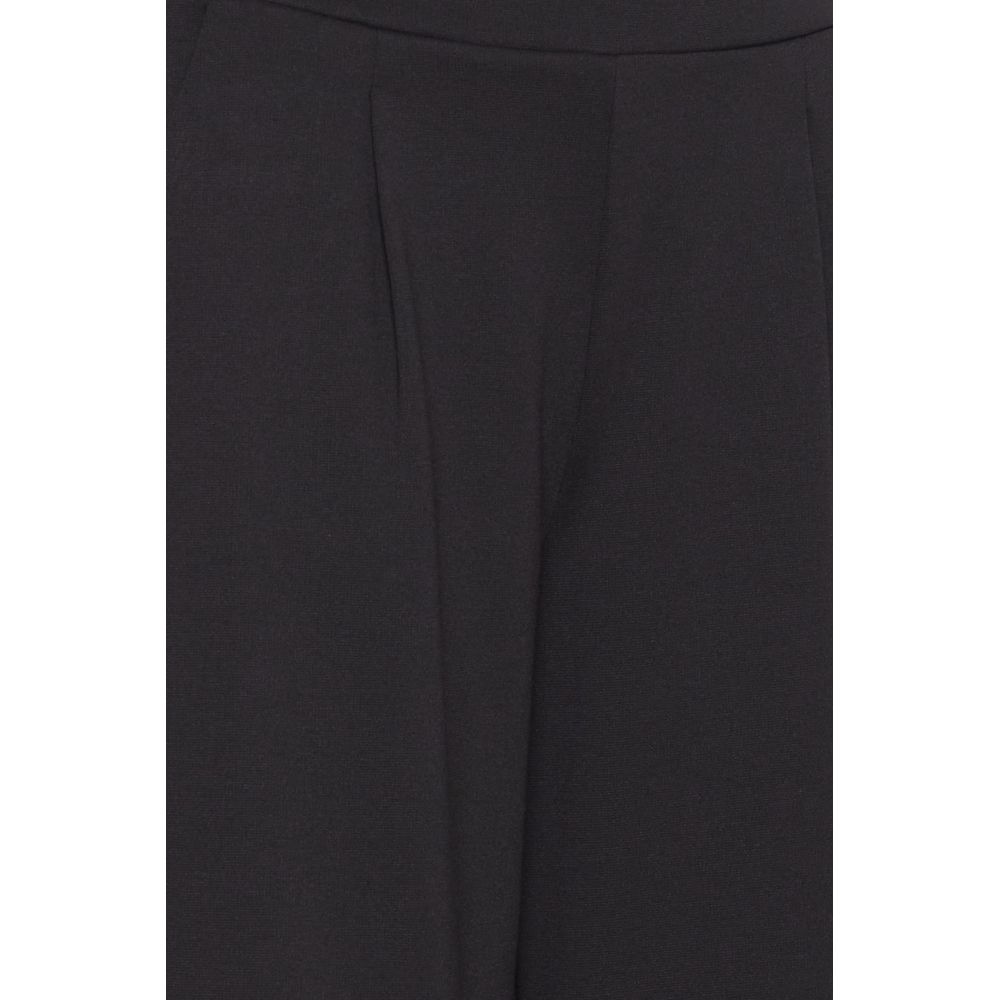 ICHI Black Recycled Polyester Jeans & Women's Pant