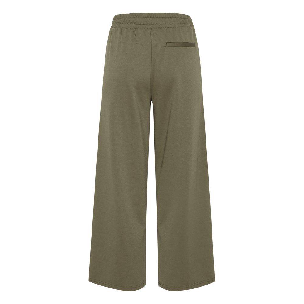 ICHI Green Recycled Polyester Jeans & Women's Pant