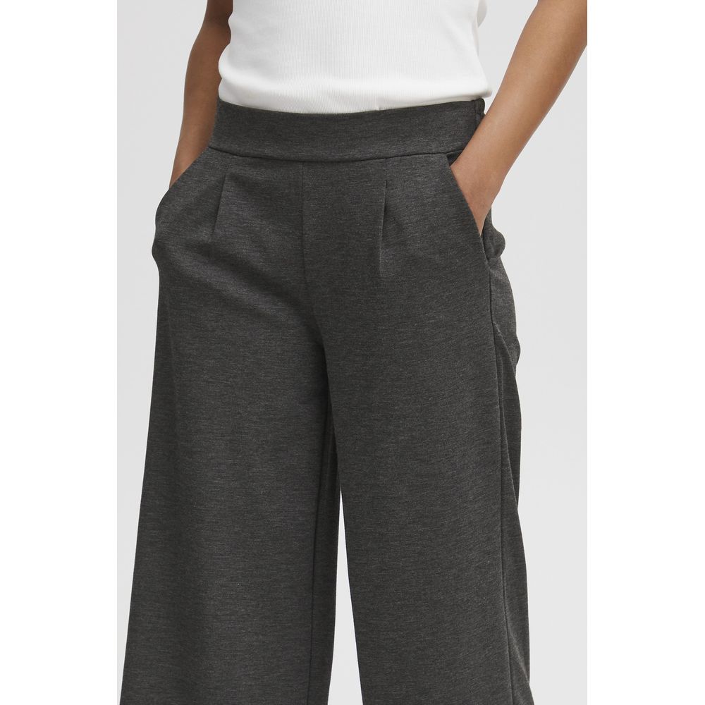 ICHI Gray Recycled Polyester Jeans & Women's Pant