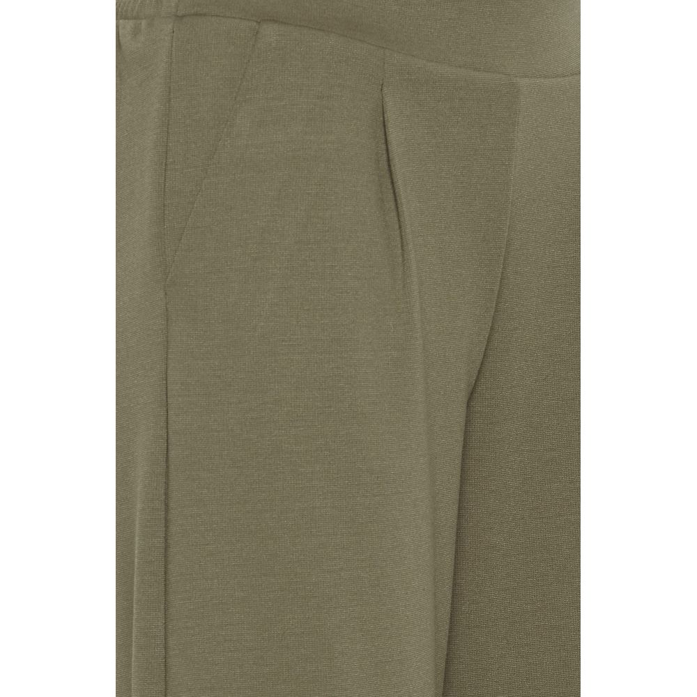 ICHI Green Recycled Polyester Jeans & Women's Pant