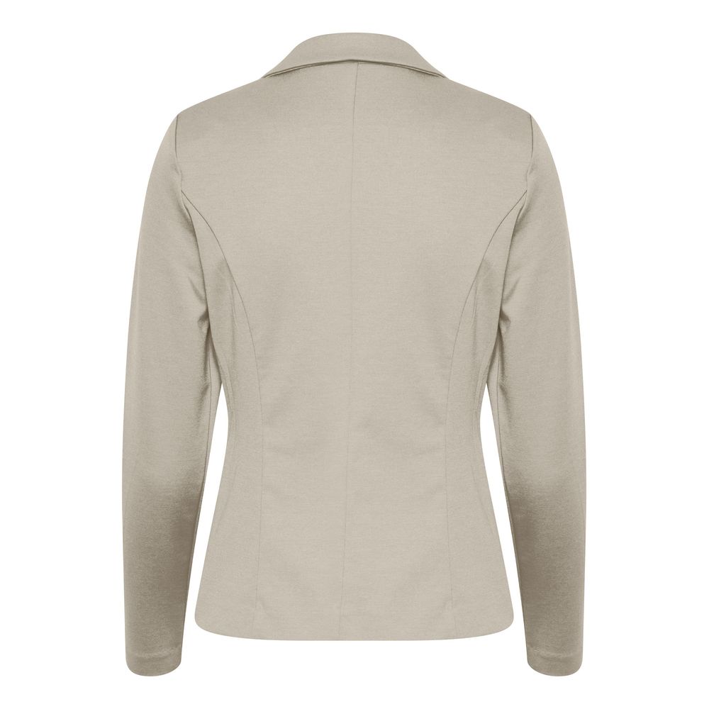 ICHI Beige Polyester Suits & Women's Blazer