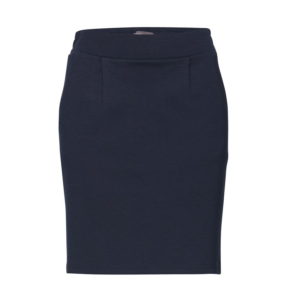 ICHI Blue Polyester Women's Skirt