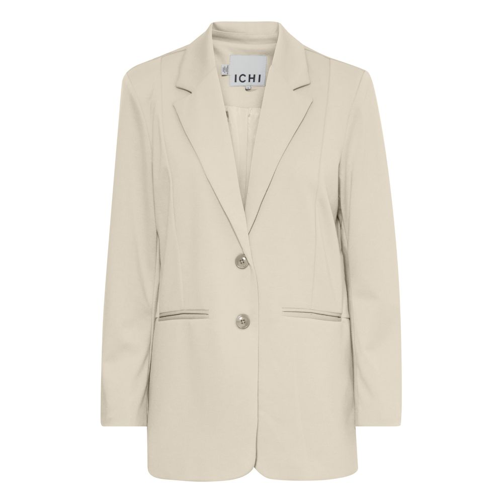 ICHI Beige Recycled Polyester Suits & Women's Blazer