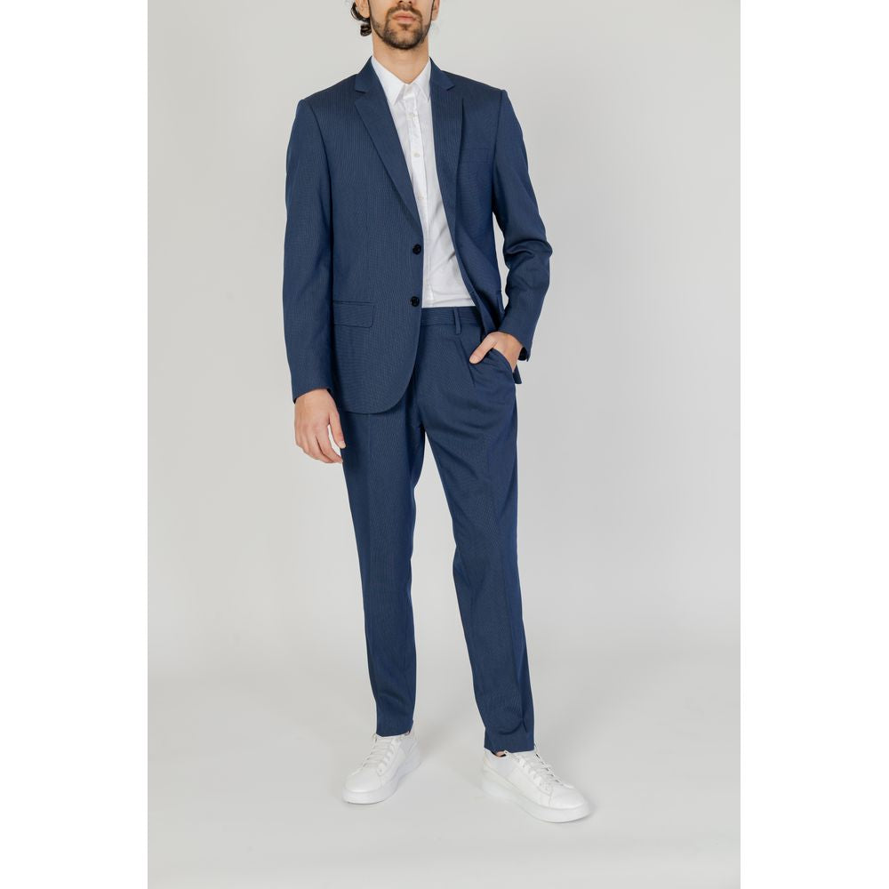 Antony Morato Blue Polyester Men's Blazer