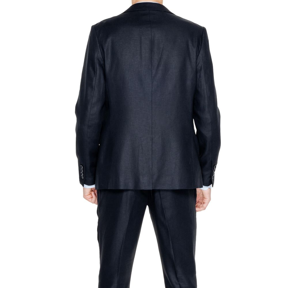 Antony Morato Black Linen Men's Blazer