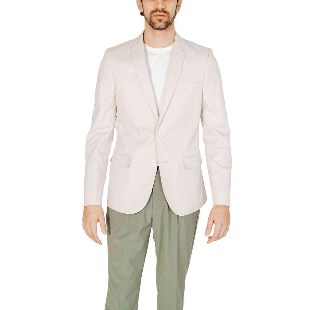 Antony Morato Beige Cotton Men's Blazer