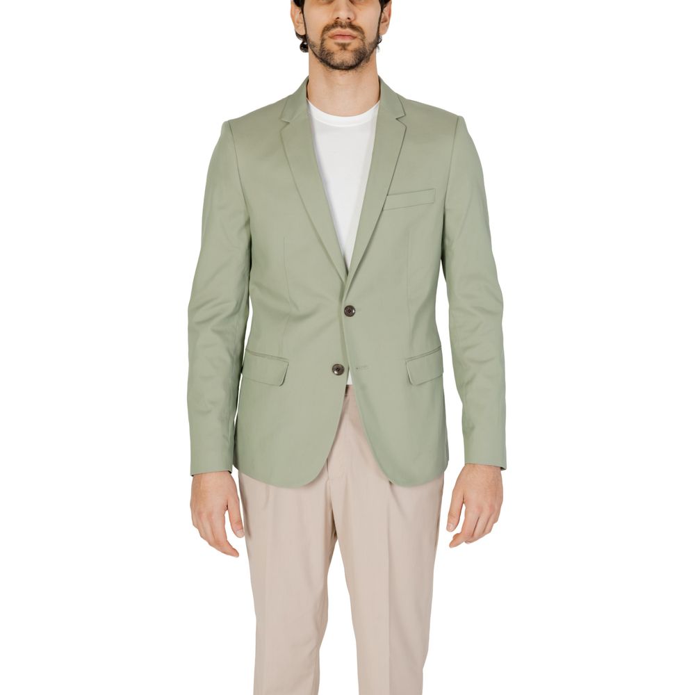 Antony Morato Green Cotton Men's Blazer