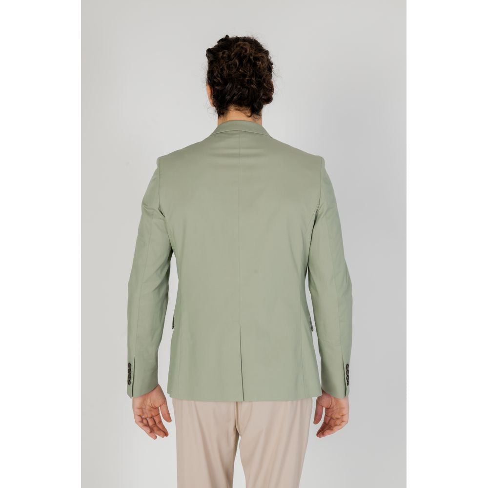 Antony Morato Green Cotton Men's Blazer