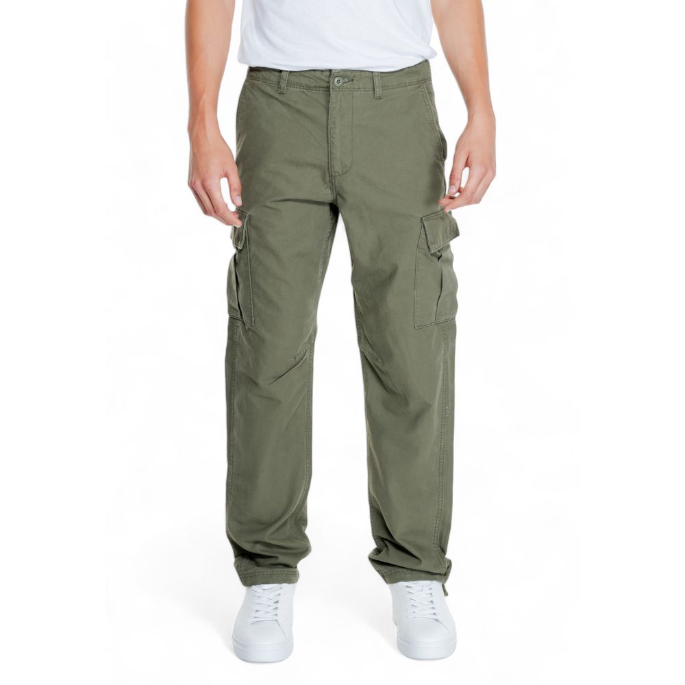 Jack Jones Green Cotton Jeans & Men's Pant