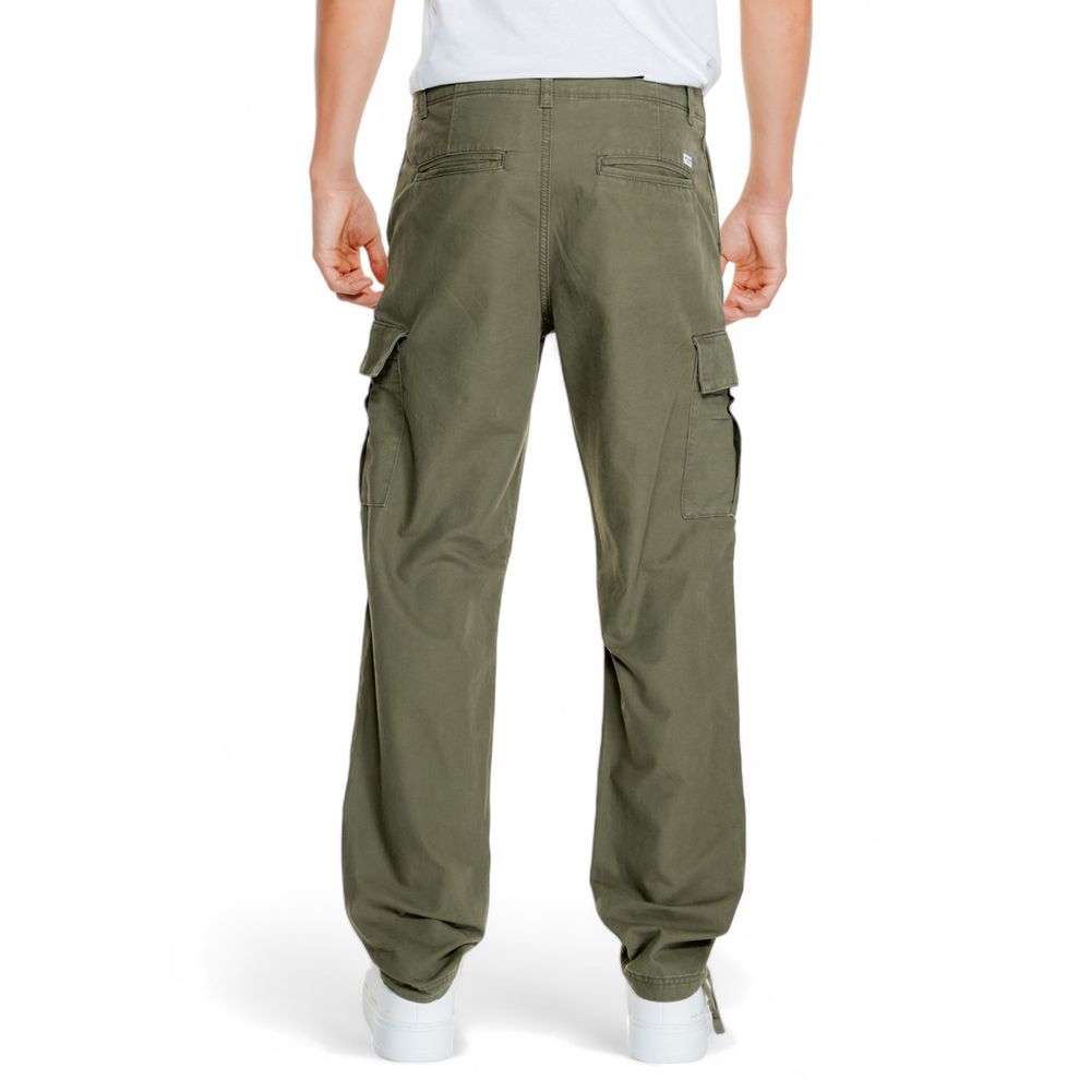 Jack Jones Green Cotton Jeans & Men's Pant