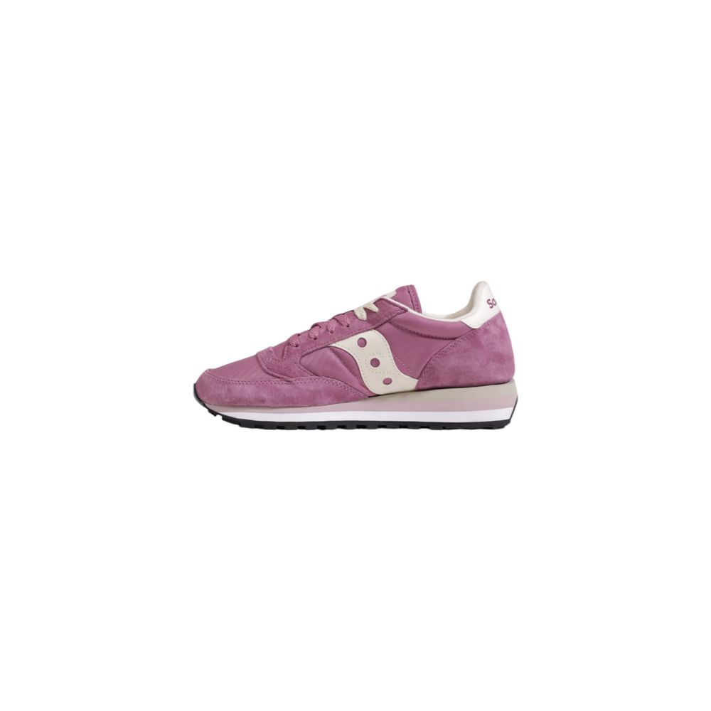 Saucony Pink Suede Leather Women's Sneaker