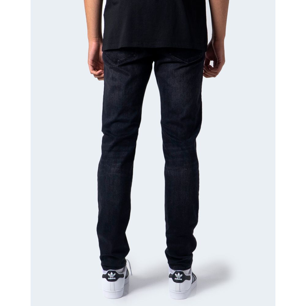 Jack Jones Black Cotton Jeans & Men's Pant