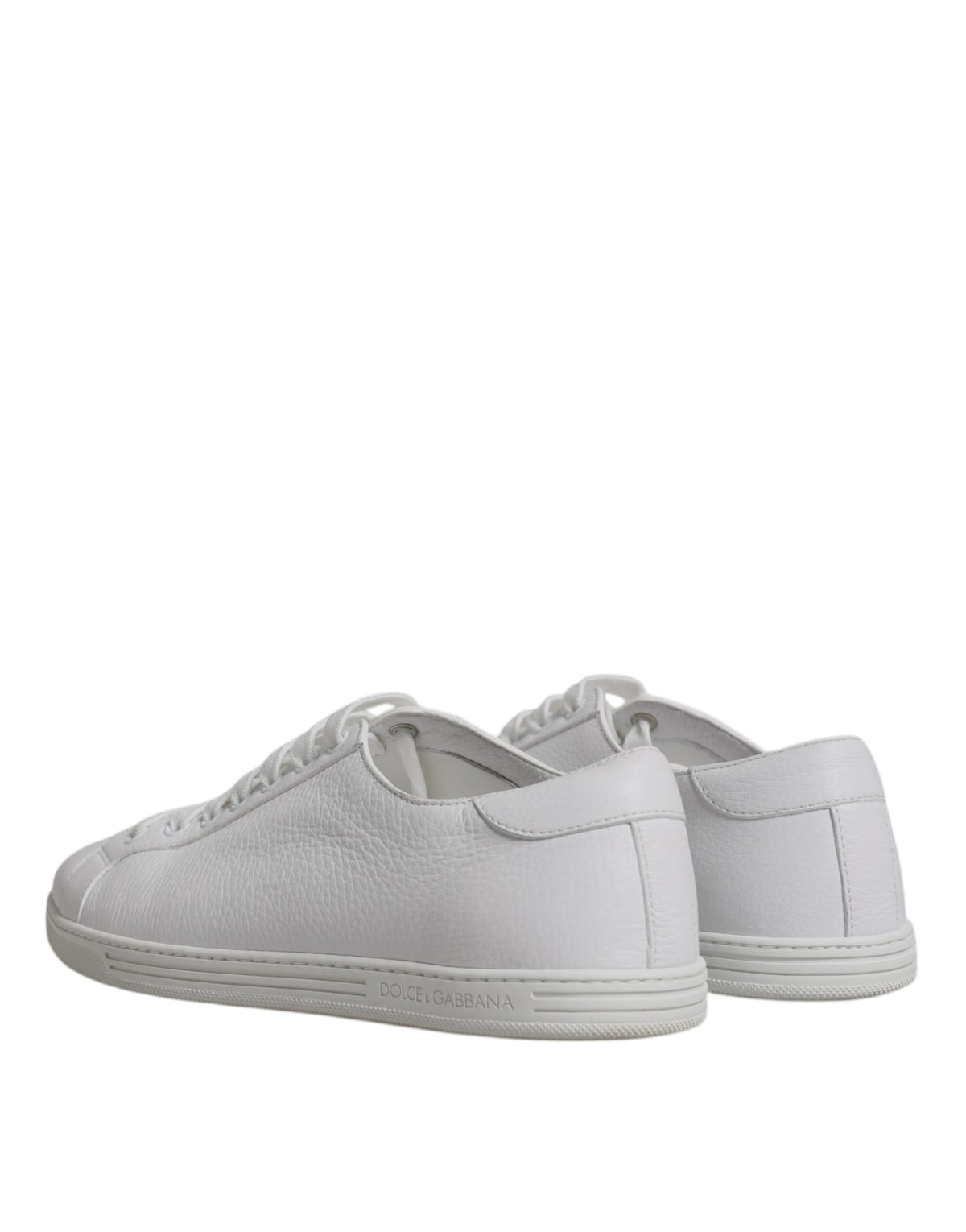 Dolce & Gabbana White Low Top Men Saint Tropez Sneakers Men's Shoes (Pre-Owned)
