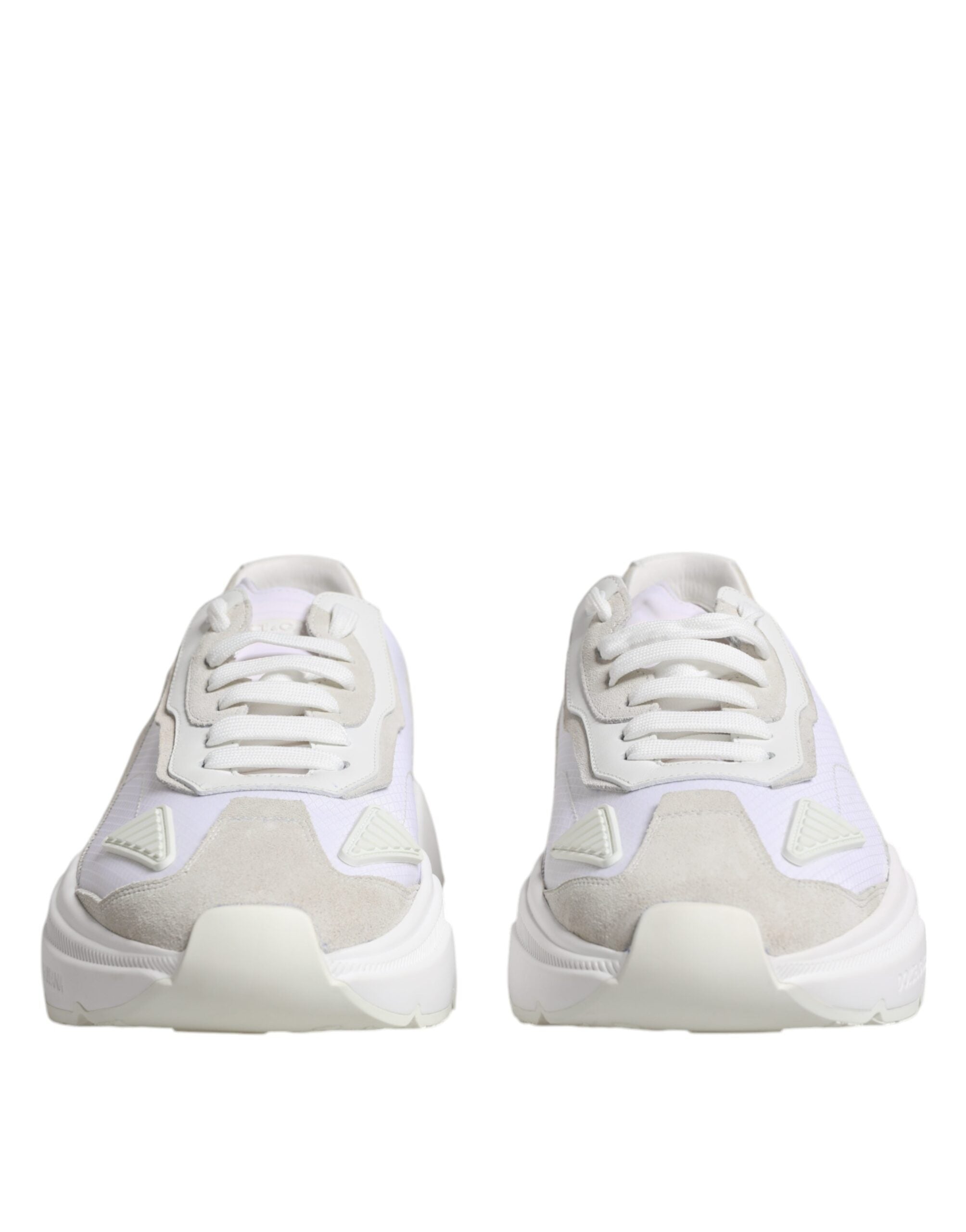 Dolce & Gabbana White Leather Daymaster Low Top Sneaker Men's Shoes (Pre-Owned)
