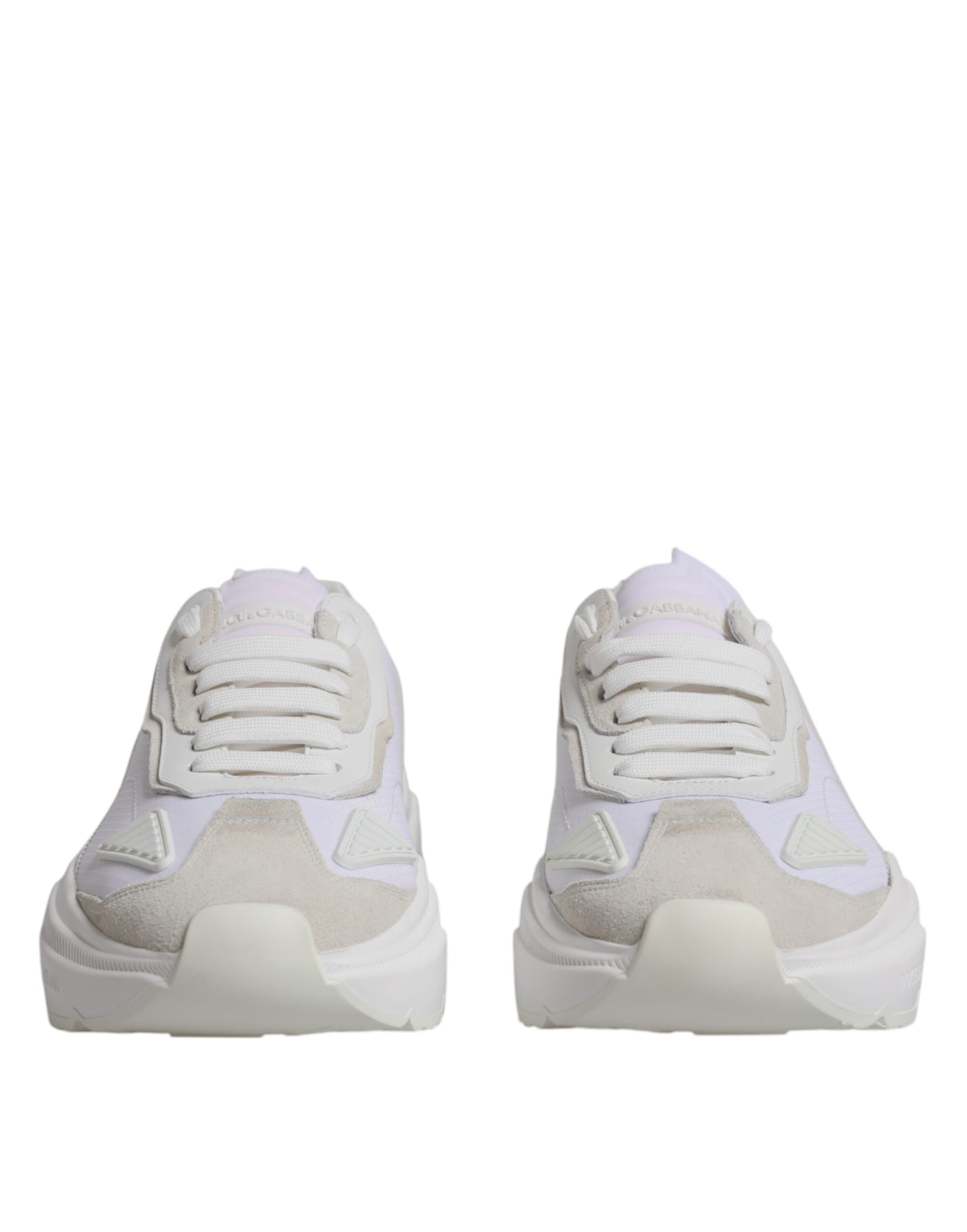 Dolce & Gabbana White Leather Daymaster Low Top Sneakers Men's Shoes