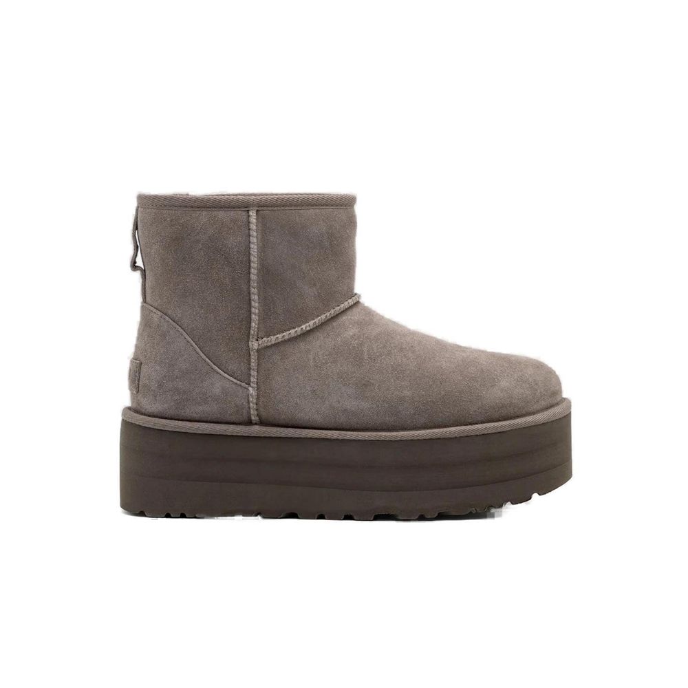 UGG Gray Suede Leather Women's Boot