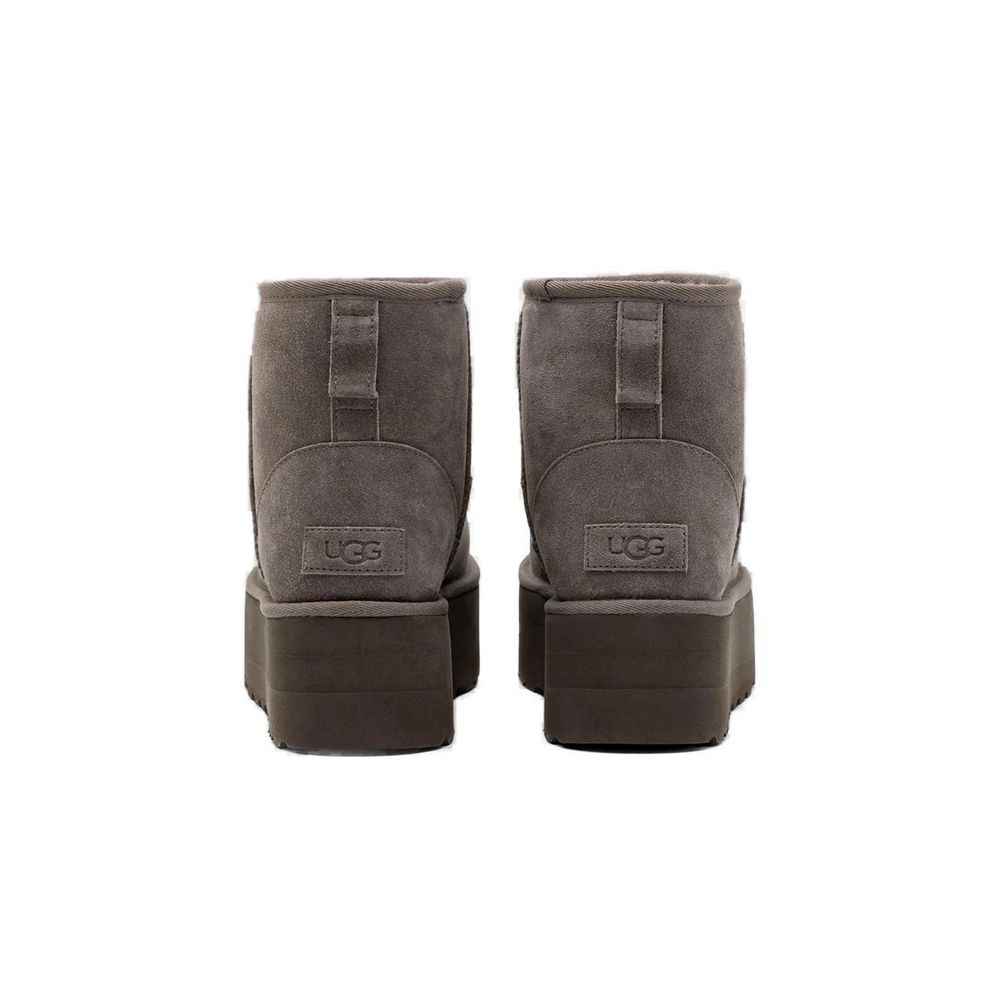 UGG Gray Suede Leather Women's Boot