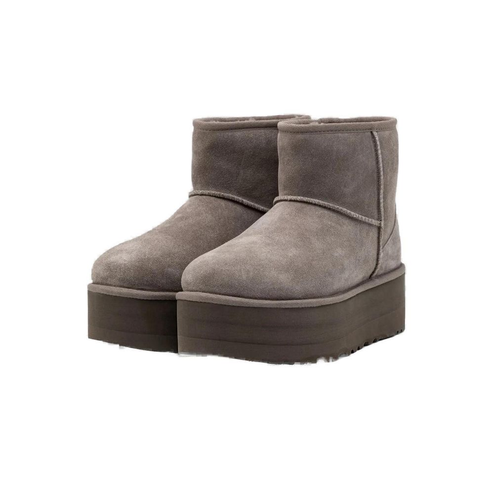 UGG Gray Suede Leather Women's Boot