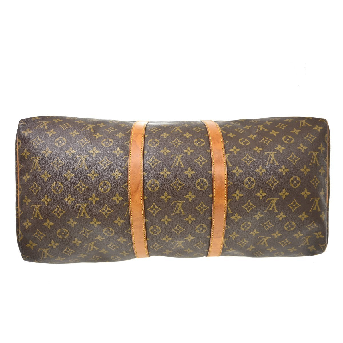 Louis Vuitton Keepall Monogram Canvas Brown Canvas Travel Bag Bag (Pre-Owned)