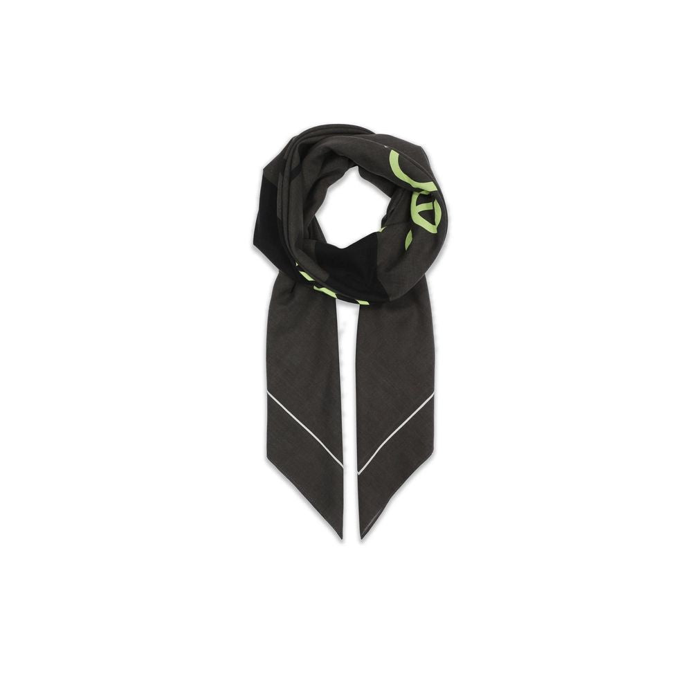 Calvin Klein Black Organic Cotton Women's Scarf