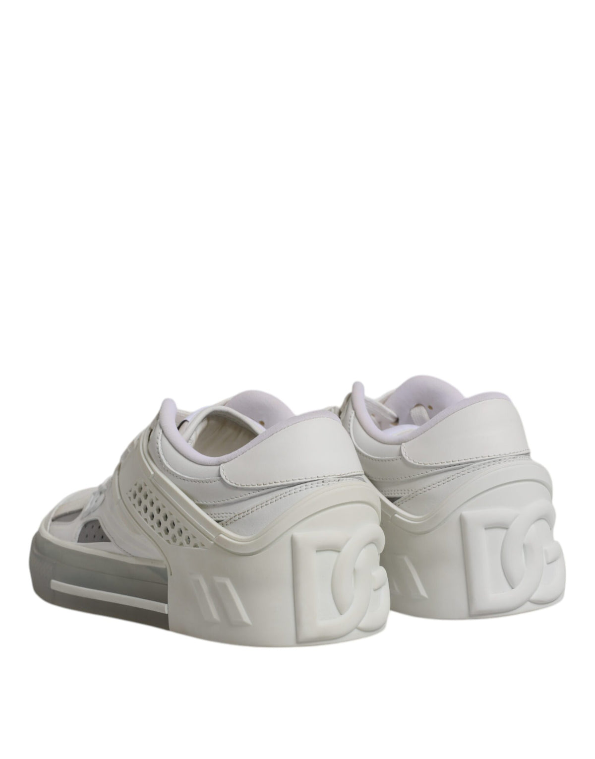 Dolce & Gabbana White DG Logo CUSTOM 2.Zero Sneakers Men's Shoes