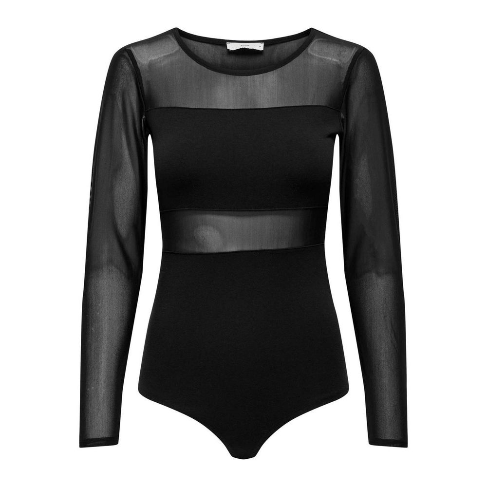 Only Black Cotton Tops & Women's T-Shirt
