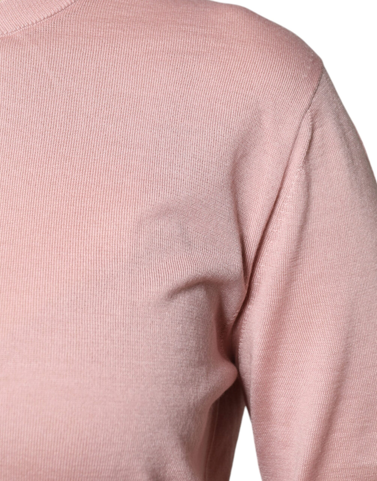 Dolce & Gabbana Pink Wool Knit Button Down Cardigan Women's Sweater (Pre-Owned)