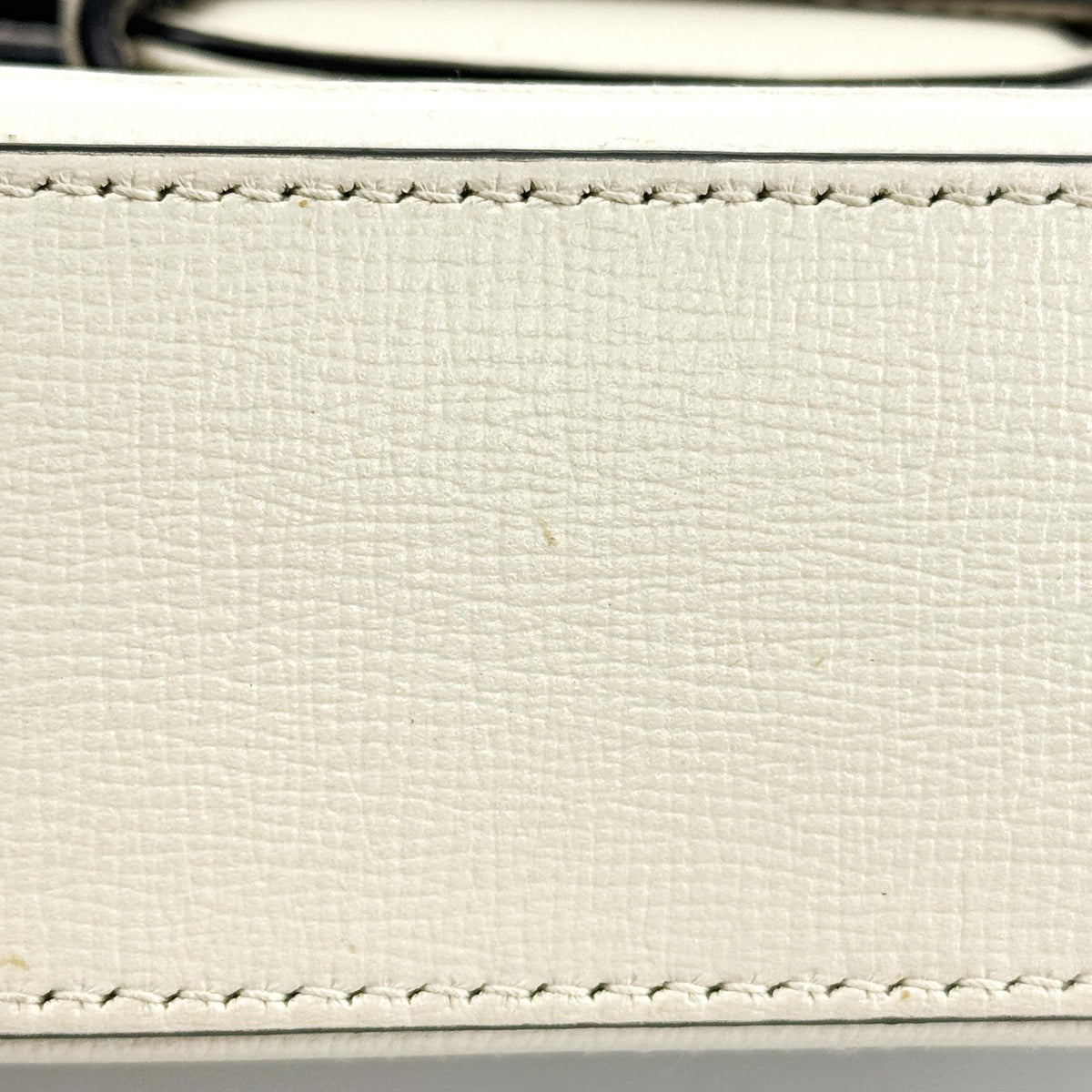 Gucci Horsebit 1955 Gg Coated Canvas With Leather White Canvas Shoulder Bag Bag (Pre-Owned)
