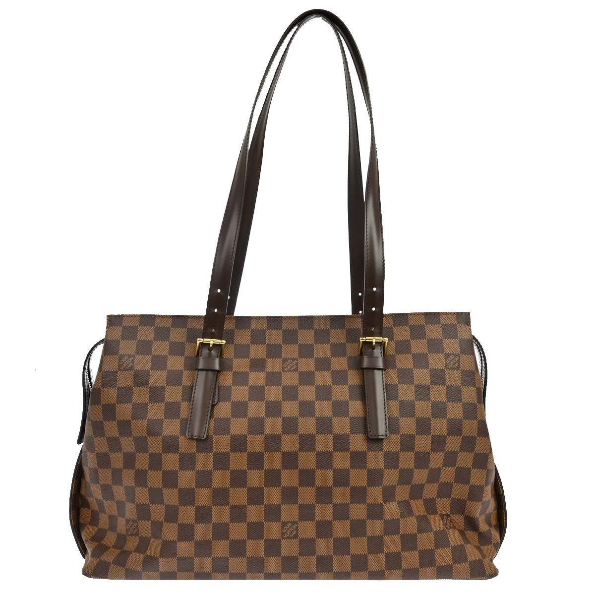Louis Vuitton Chelsea Damier Brown Canvas Tote Bag Bag (Pre-Owned)