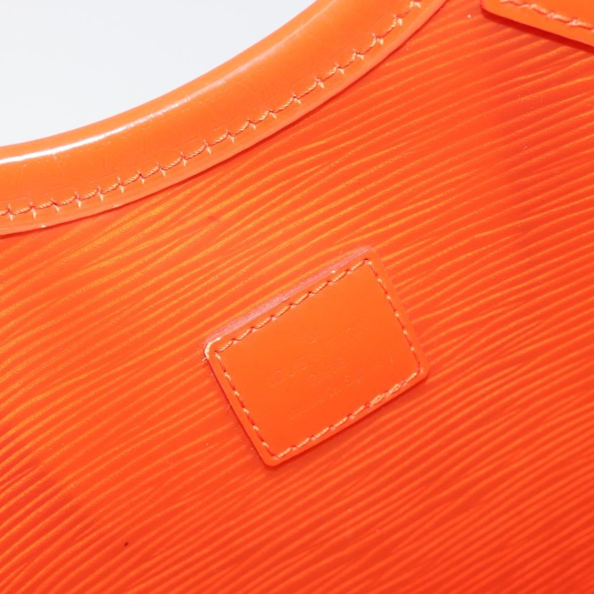 Louis Vuitton Plage Lagoon Bay Vinyl Epi Leather Orange Leather Tote Bag Bag (Pre-Owned)