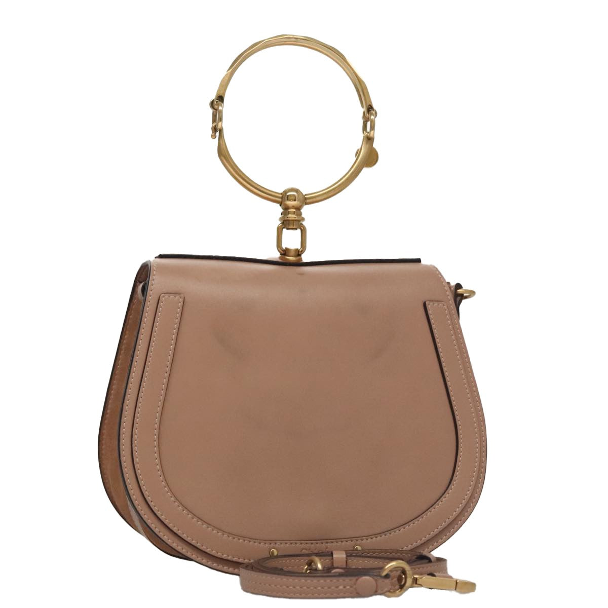 Chloe Nile Leather Pink Leather Handbag (Pre-Owned)
