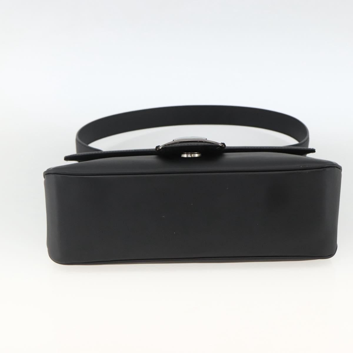 Salvatore Ferragamo Vala Canvas Black Canvas Shoulder Bag Bag (Pre-Owned)