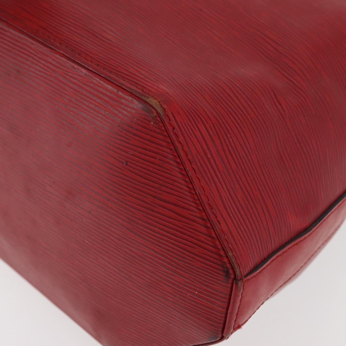 Louis Vuitton Vintage Sac D'epaule Epi Leather Red Leather Shoulder Bag Bag (Pre-Owned)