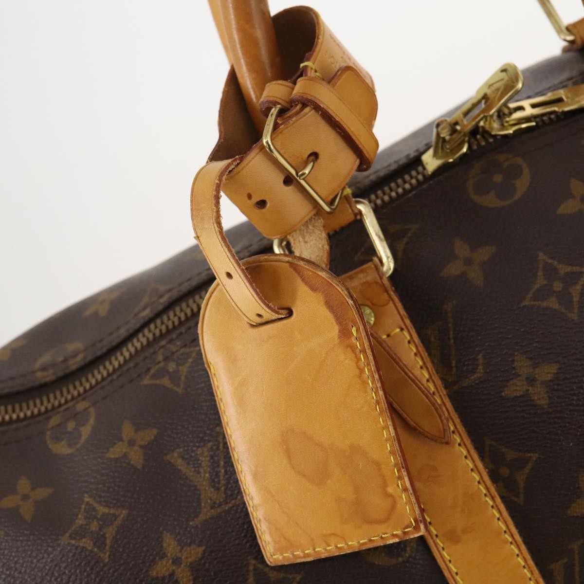 Louis Vuitton Keepall Monogram Canvas Brown Canvas Travel Bag Bag (Pre-Owned)