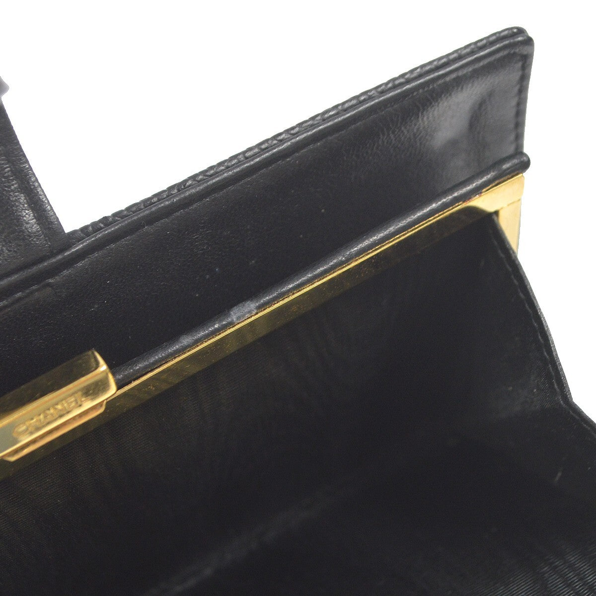 Chanel Timeless Cc French Caviar Black Leather Wallets Accessory (Pre-Owned)