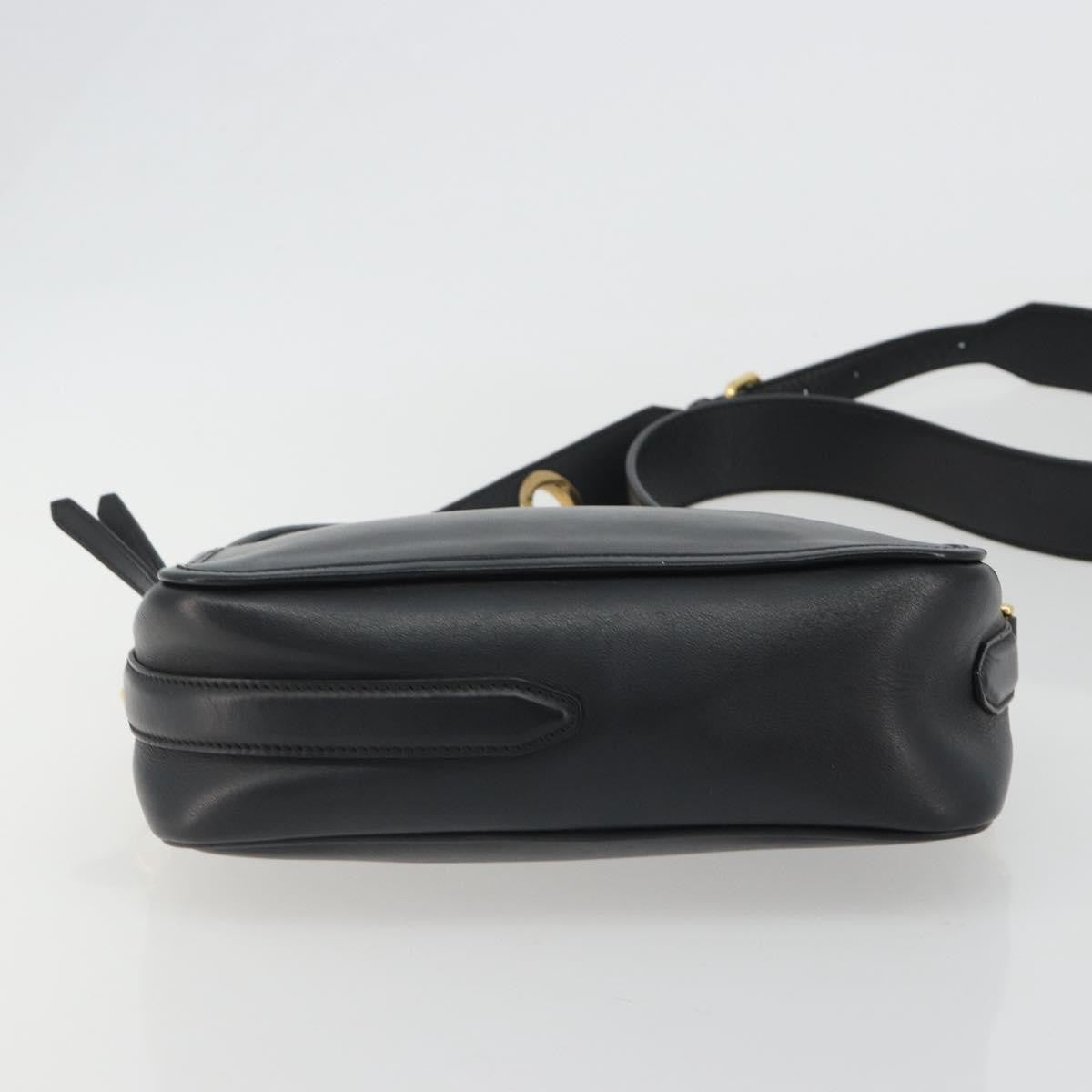 Fendi F Is Fendi Camera Leather Navy Leather Shoulder Bag Bag (Pre-Owned)