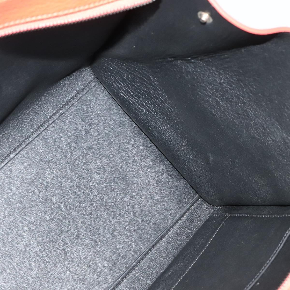 Celine Trapeze Leather With Suede Red Leather Handbag (Pre-Owned)