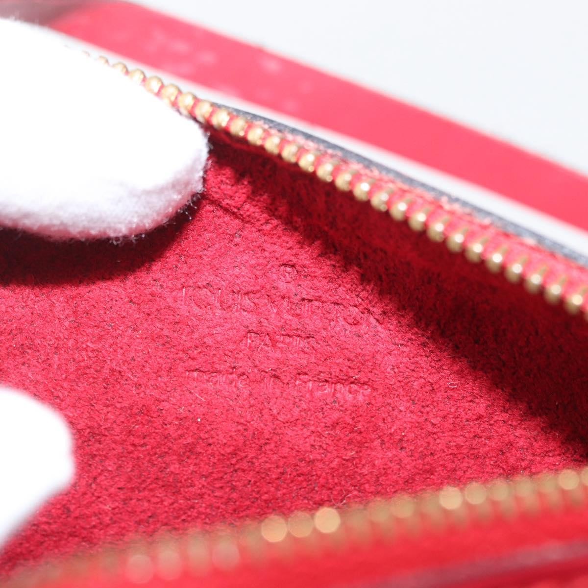 Louis Vuitton Soufflot Pochette Epi Leather Red Leather Clutche & Pouche Bag (Pre-Owned)