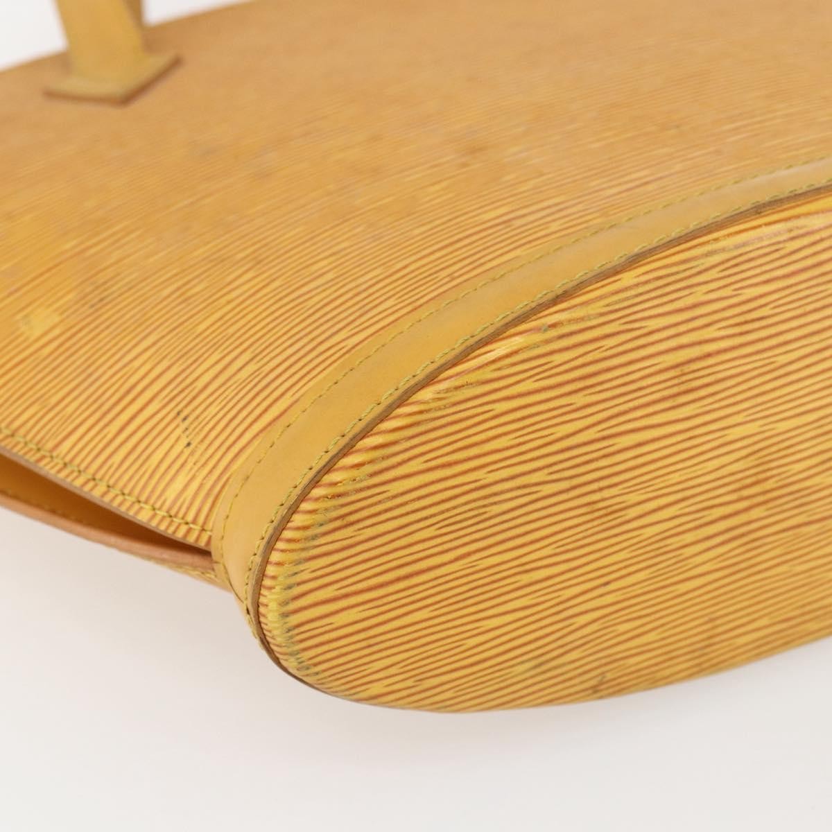 Louis Vuitton Saint Jacques Epi Leather Yellow Leather Handbag (Pre-Owned)