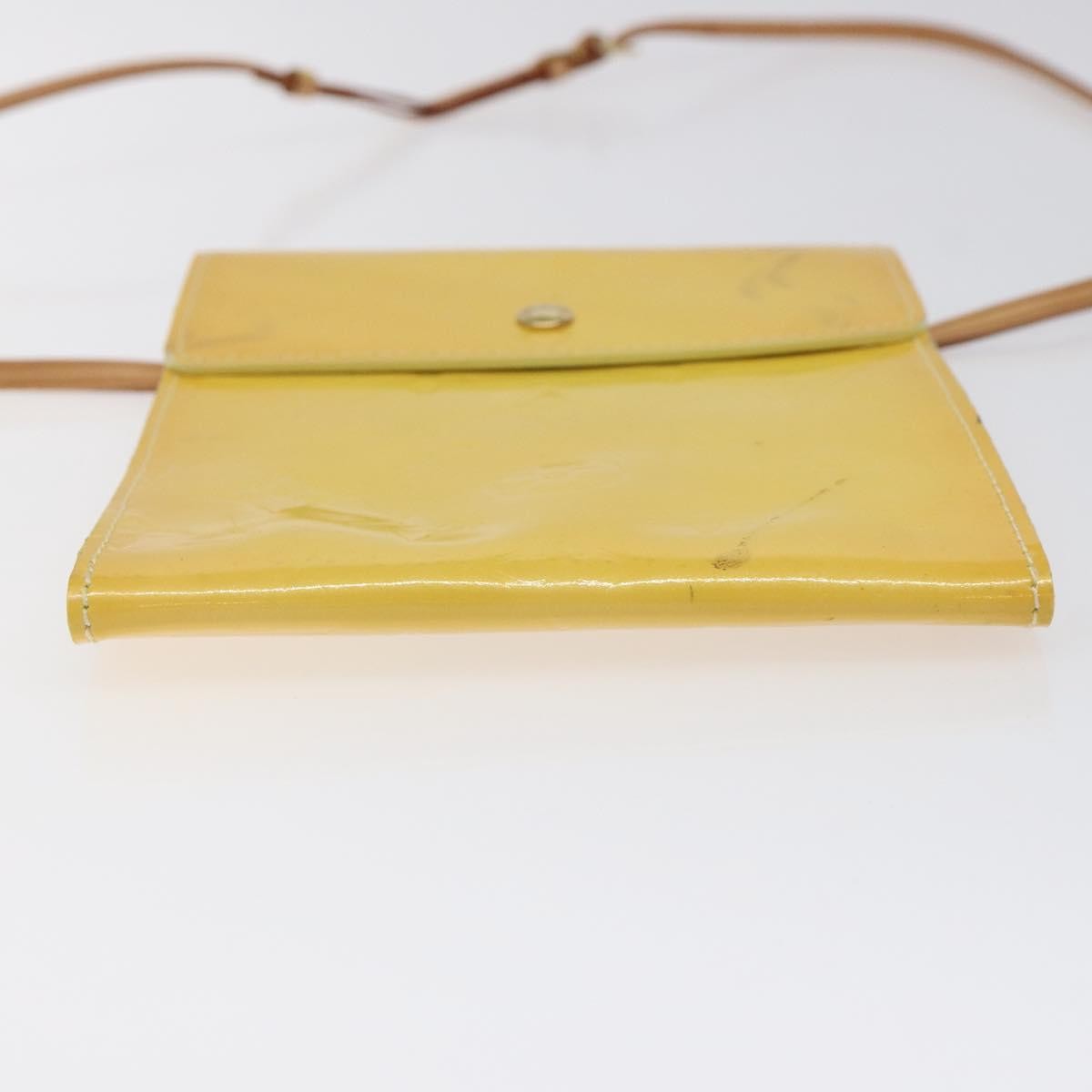 Louis Vuitton Kenmare Shoulder Patent Leather Yellow Patent_Leather Clutche & Pouche Bag (Pre-Owned)