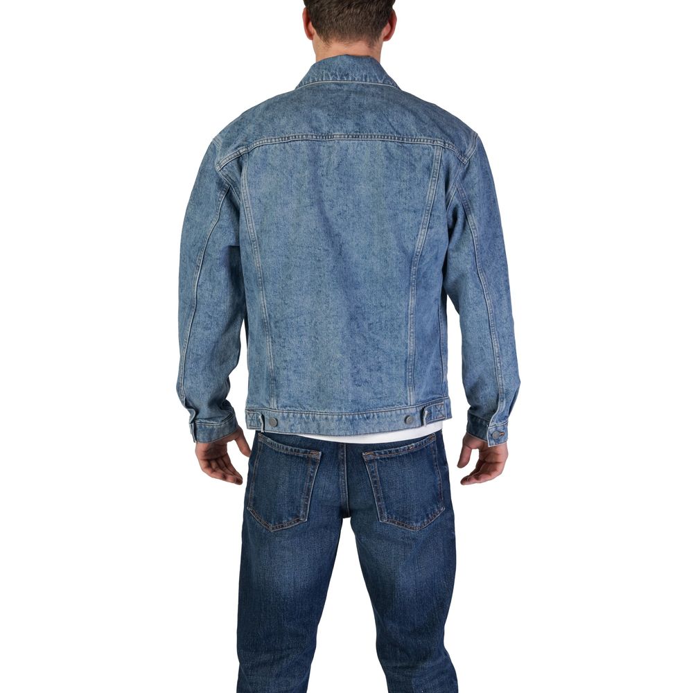 Hugo Boss Light Blue Cotton Denim Men's Jacket