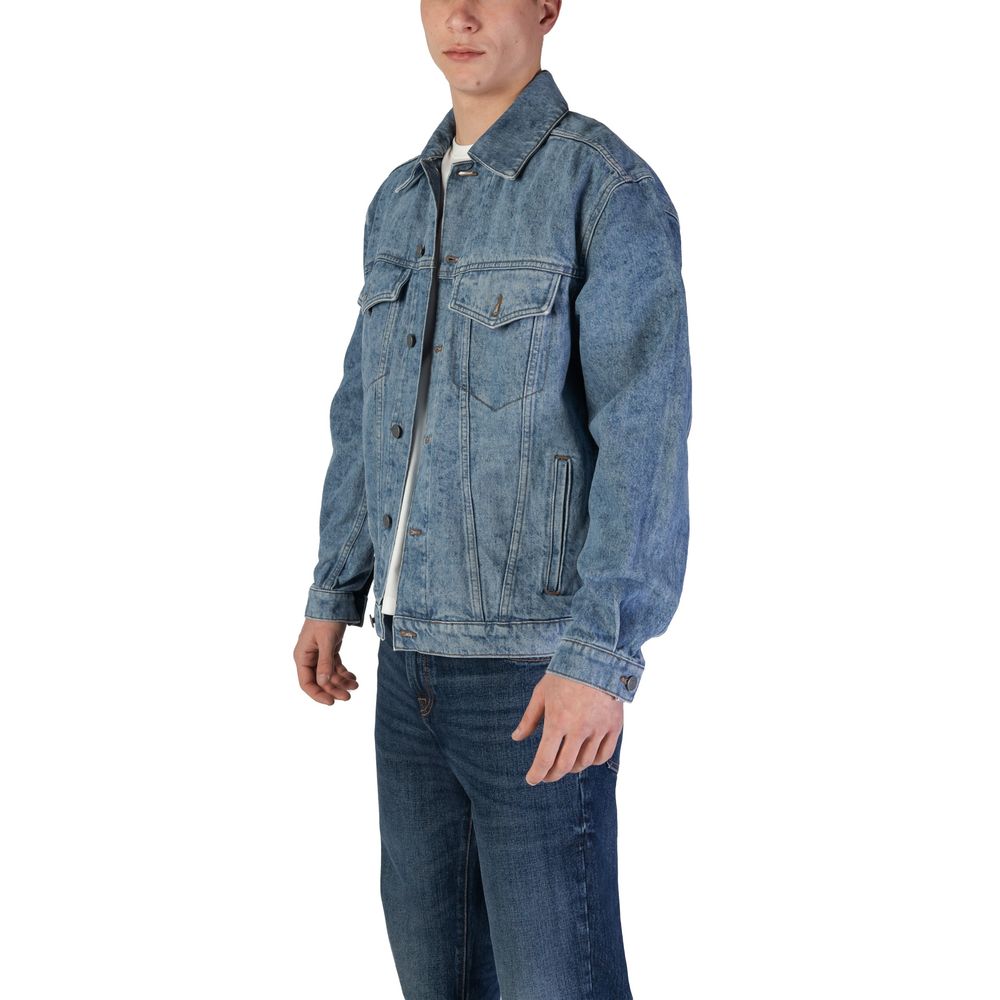 Hugo Boss Light Blue Cotton Denim Men's Jacket