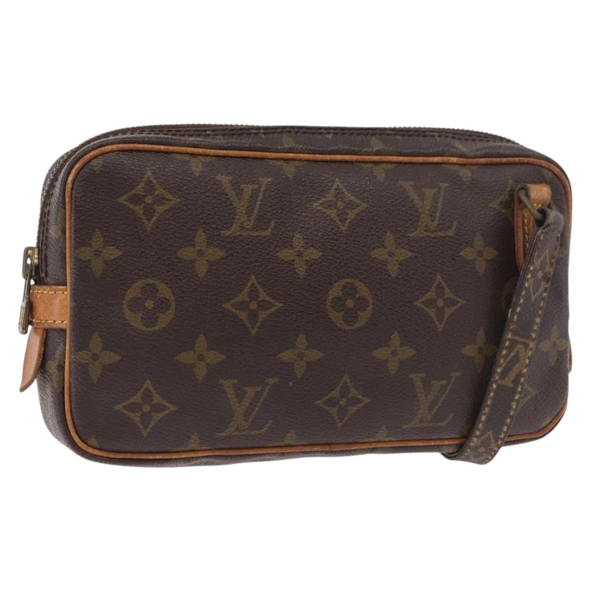 Louis Vuitton Pochette Marly Bandouliere Monogram Canvas Brown Canvas Shoulder Bag Bag (Pre-Owned)