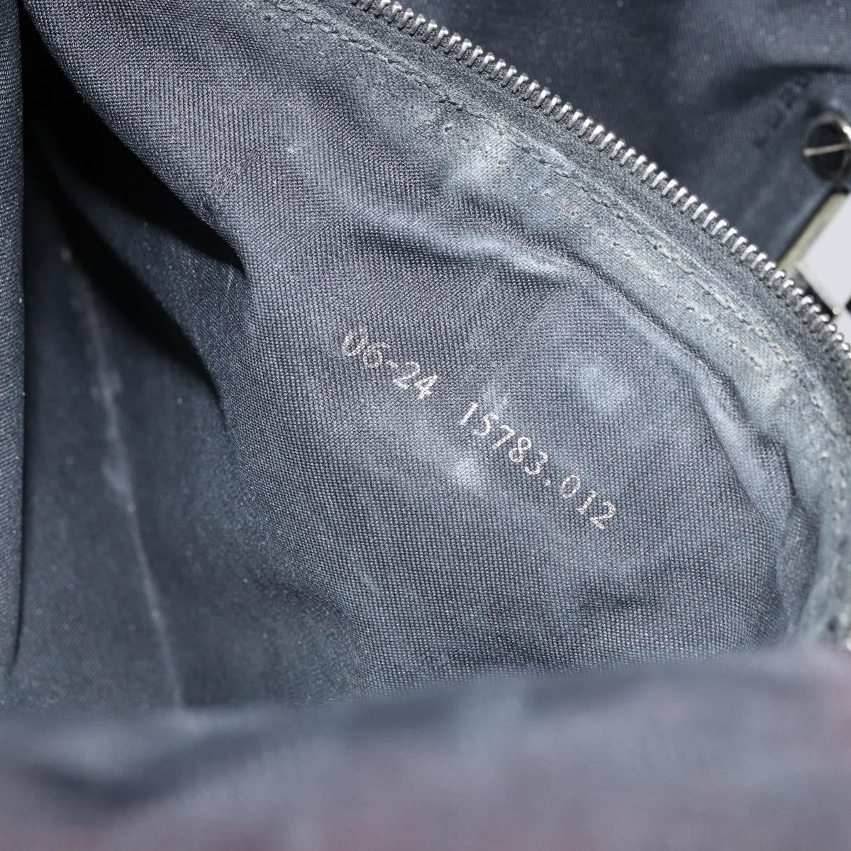 Fendi Zucca Tote Canvas Black Canvas Tote Bag Bag (Pre-Owned)